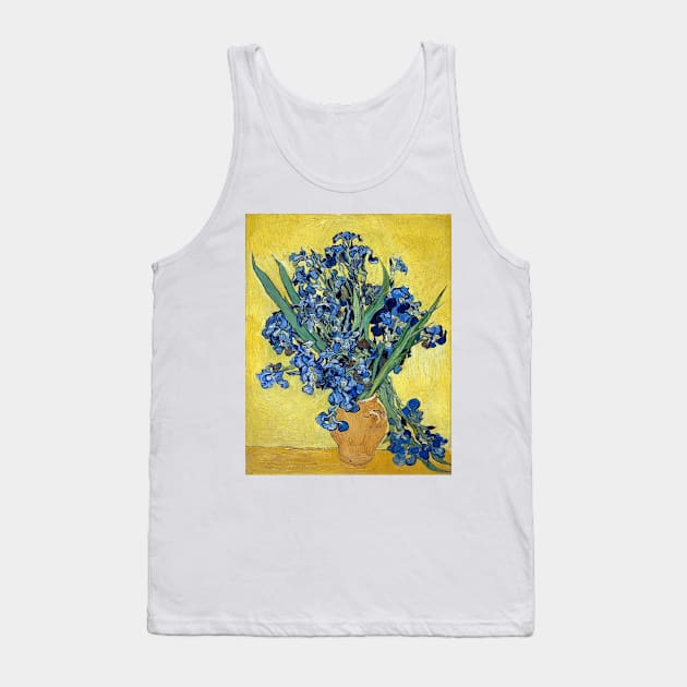 Vincent van Gogh Irises Tank Top by pdpress